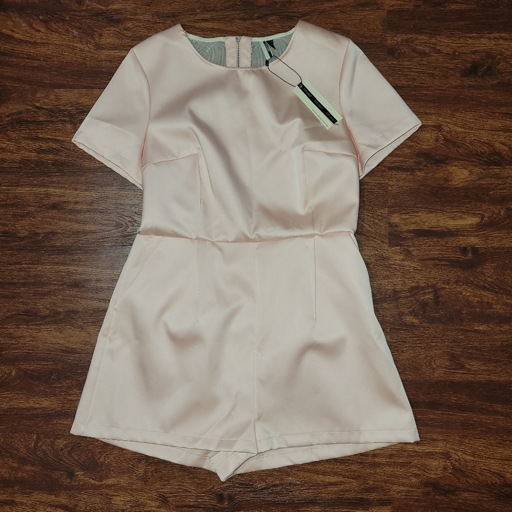 Elegant Light Pink Romper